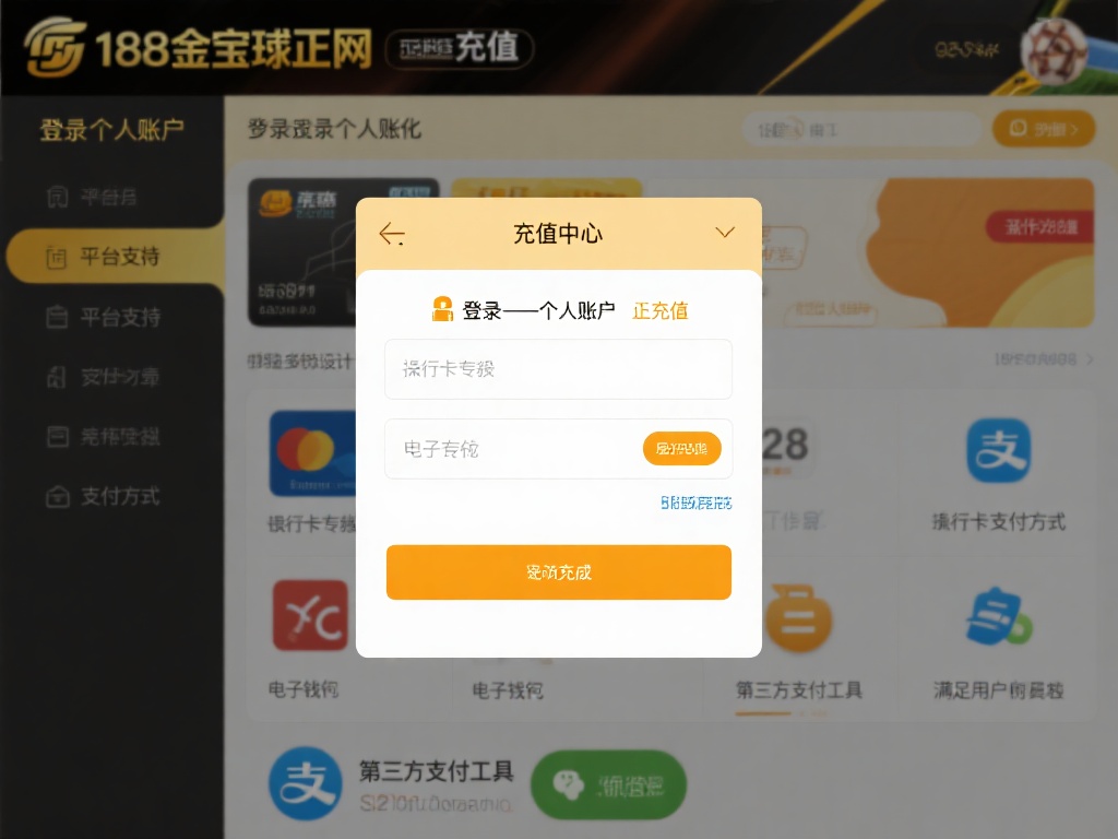 在188金宝搏正网进行充值，操作步骤设计得非常人性